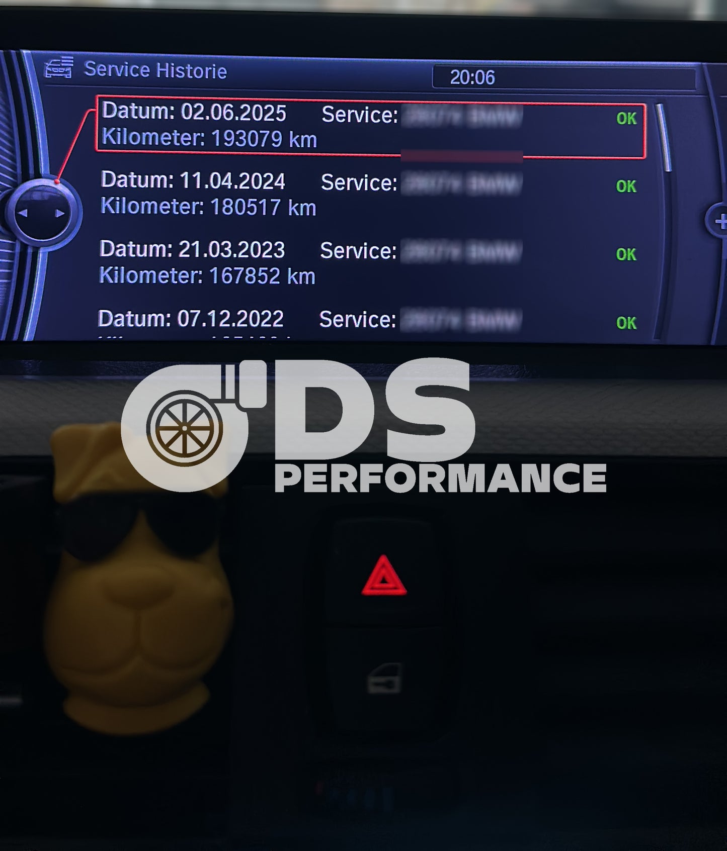 BMW Service Eintrag / Serviceeintrag Digital & iDrive für F & G Modelle