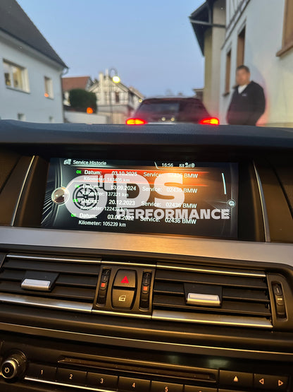 BMW Service Eintrag / Serviceeintrag Digital & iDrive für F & G Modelle